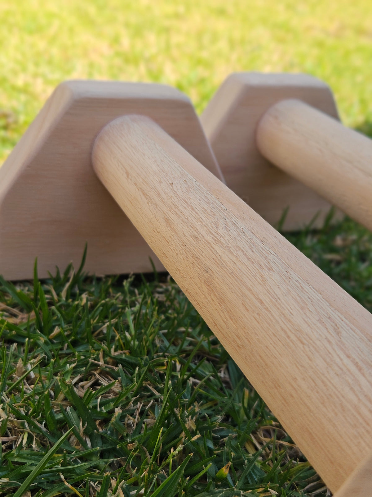 Premium beechwood wooden parallettes